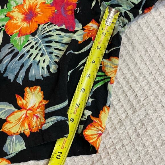 Jogal 2 Piece Hawaiian Set Tropical Floral Print Button Up Top & Short Size 3XL - Picture 15 of 16